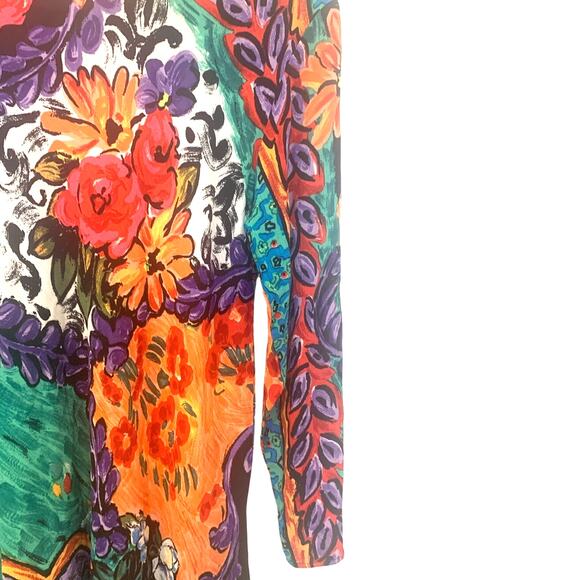 Vintage Carole Little Retro Short Dress 4  A Line  Boho Mod 70’s Hippie Festival - Picture 6 of 8